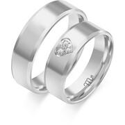 Obrączki ślubne z sercem Złoty Skorpion – C105