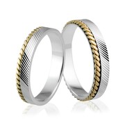 Obrączki srebrne - wzór Ag-085