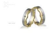 Obrączki ślubne - wzór Au-324