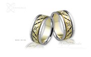 Obrączki ślubne - wzór Au-142