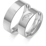 Obrączki ślubne z brylantami Złoty Skorpion – C113