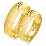 Obrączki ślubne Złoty Skorpion – wzór Au-O111