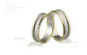 Obrączki ślubne - wzór Au-201