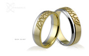 Obrączki ślubne - wzór Au-497