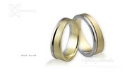 Obrączki ślubne - wzór Au-168
