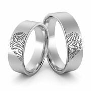 Obrączki ślubne odcisk palca - Au-1153