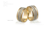 Obrączki ślubne - wzór Au-023
