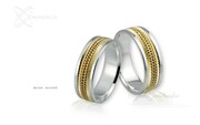 Obrączki ślubne - wzór Au-005