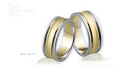 Obrączki ślubne - wzór Au-173