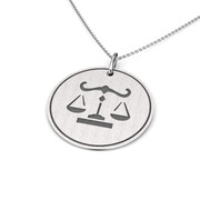 Zawieszka srebrna zodiak waga