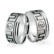 Obrączki srebrne - wzór Ag-186