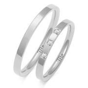 Obrączki ślubne z brylantami Złoty Skorpion – wzór O61