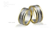 Obrączki ślubne - wzór Au-255