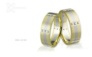 Obrączki ślubne - wzór Au-769