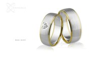 Obrączki ślubne - wzór Au-671