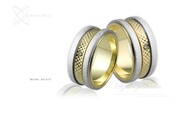 Obrączki ślubne - wzór Au-217
