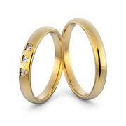 Obrączki ślubne klasyczne zaokrąglone 3 mm