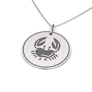 Zawieszka srebrna zodiak rak
