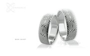 Obrączki srebrne - wzór Ag-057
