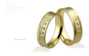 Obrączki ślubne - wzór Au-567