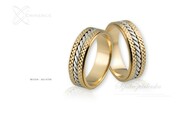 Obrączki ślubne - wzór Au-036