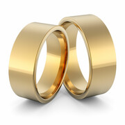 Obrączki ślubne klasyczne płaskie 7 mm