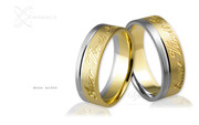 Obrączki ślubne - wzór Au-653