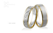 Obrączki ślubne - wzór Au-898