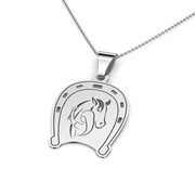 Zawieszka srebrna podkowa