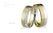 Obrączki ślubne - wzór Au-833