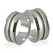 Obrączki srebrne - wzór Ag-094