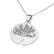 Zawieszka srebrna drzewo szczęścia