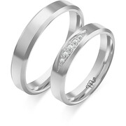 Obrączki ślubne z brylantami Złoty Skorpion – C101