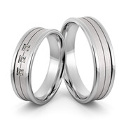 Obrączki srebrne z cyrkoniami swarovski - wzór Ag-410