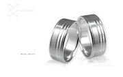 Obrączki srebrne - wzór Ag-017
