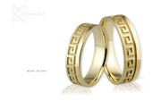 Obrączki ślubne - wzór Au-443