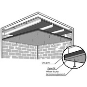 Zestaw do wygłuszania sufitów Bitmat Podstawowy 1m2