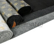 Wykładzina obiciowa 100x100cm dywan samoprzylepny z rolki czarny szary jasno szary