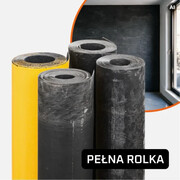 Lita guma budowlana LG wygłuszająca cała rolka 1mm 2mm 3mm