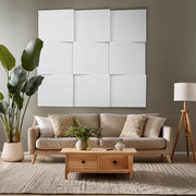 Panele akustyczne dekoracyjne Bitmat PU Skos zestaw 9 sztuk