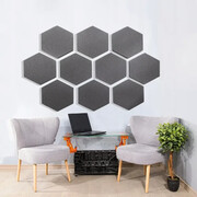 Zestaw paneli dekoracyjnych akustycznych Bitmat Hex 10 sztuk różne kolory