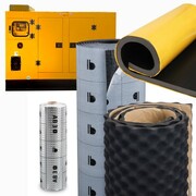 Zestaw produktów do izolacji akustycznej agregatów prądotwórczych 1m2