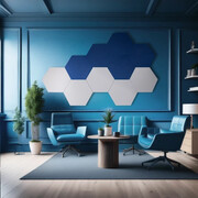 Dekoracyjne panele ścienne Bitmat Hexagon zestaw 10 sztuk