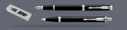 Zestaw Pióro wieczne + Długopis Parker IM Essential Czarny Mat CT | Stalówka F - 2143637_2143632