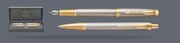 Zestaw Pióro wieczne + Długopis Parker IM Premium Royal Ciepła Szarość GT + Premium Box | Stalówka F - 1931684_1931687