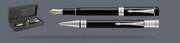 Zestaw Pióro wieczne + Długopis Parker Duofold Classic Centennial Czarny Akryl CT | Stalówka M/18 - 1931366_1931390