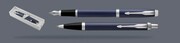 Zestaw Pióro wieczne + Długopis Parker IM Core Niebieski Mat CT | Stalówka F - 1931647_1931668