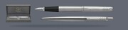 Zestaw Piśmienny Parker Pióro wieczne + Długopis Jotter Core Błyszcząca Stal CT + Premium Box | Stalówka M - 2030946_1953170