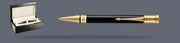 Zestaw Długopis Parker Duofold Classic Czarny Akryl GT + Wood Box Black - 1931386