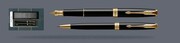 Zestaw Pióro wieczne + Długopis Parker Sonnet Core Czarny Lakier GT + Etui Kolor | Stalówka F - 1931494_1931497